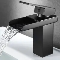 Youjia Grifo de baño, grifo de cascada, lavabo, mezclador, grifo de baño, grifo para lavabo, grifo para lavamanos, color