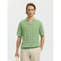 Selected Camiseta verde claro