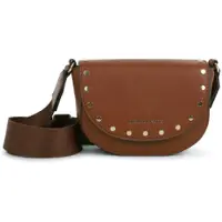 Michael Kors para niña. R30634 Bandolera media luna marrón (OSFA), Casual, Poliuretano, moda infantil, outlet 2026.
