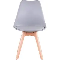 StarTech.com Conjunto de 6 sillas de comedor. Silla para comedor, tapizada en poliuretano sintético, con asiento acolchado. Sin reposabrazos. Dimensiones: 82 x 55 x 48 cm. Requiere montaje. Color: gris oscuro