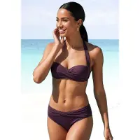 LASCANA Braga de bikini berenjena