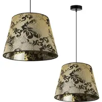 Light11 HOME Lámpara colgante, lámpara de techo, pantalla de lámpara, diseño dorado