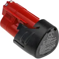 Techtek Batería compatible con [Milwaukee] C12 FM, C12 HZ, C12 HZ-0, C12 HZ-202C, C12 JSR, C12 JSR-0, C12 LTGE, C12 MT, C12 MT-0, C12 MT-202B, C12 M