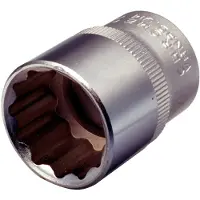 Ks Tools 917.1364, Llave de vaso, 1/2", métrica, 1 cabeza, 26 mm, acero cromo vanadio