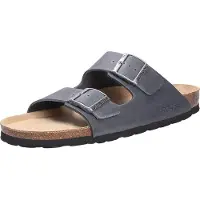 Rohde Zapatos abiertos 'Pantolette Herren 5925 56 Echtleder in blau' azul