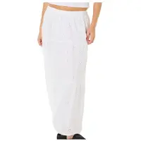 Rip Curl - Women's Oasis Broderie Maxi Skirt - Falda size L, blanco