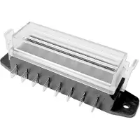 Super Marine Soporte para fusibles | UniVAL | 8 fusibles | 32V | 135A | horizontal