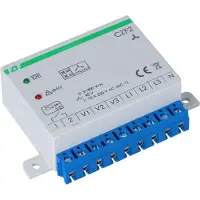 F&F Relé de detección de falta de fase y asimetría con control de contacto de seguridad, 10A, 1 contacto normalmente abierto, tiempo de respuesta 4 segundos, 45V, modelo CZF-2