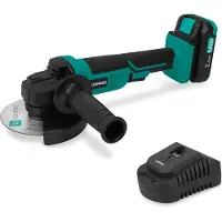 Vonroc Amoladora angular sin cable Ø125mm | Incl. batería 2.0Ah y cargador rápido