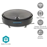 Nedis Smartlife Robot Aspirador Wifivcr10cbk