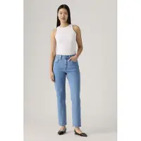 Levi's 501 Crop Jeans Blue Talla: W32L28 | Vaqueros Rectos Outlet | Mujer | Azul