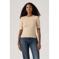 Levi's Luca Slim Tee Safari Rib Talla: S | Camisetas de Seda Outlet | Mujer