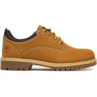 Timberland para hombre. TB0A5S9W7541 Zapatos de piel Heritage marrón (47.5 W), Plano, Nobuck, Cordones, Casual, outlet 2026.