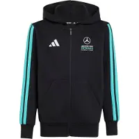 Adidas adidasCHAQUETA CON CAPUCHA MERCEDES-AMG PETRONAS FORMULA 1 TEAM DNA 152 Black / Semi Mint Rush Niño