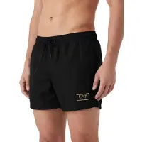 EA7 para hombre. 7M001713_AF21248 Boxer Beachwear negro (L), Poliéster, outlet 2026.