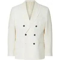 Selected Chaqueta saco blanco