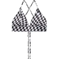 DEDICATED - Women's Bikini Top Alva - Parte superior de bikini size S, gris