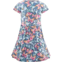 Happy girls Vestido ópalo / azul claro / mandarina / rosa