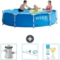 Intex Piscina de estructura, modelo Rund - 305x76 cm - 4 piezas, SCB82