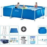 Intex Piscina rectangular de estructura - 300x200x75 cm - 9 piezas - Modelo S40183