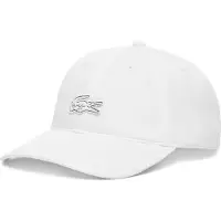 Lacoste Gorra 'Gorra blanca toned logo unstructured cap 6' blanco