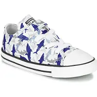 Converse Zapatillas CHUCK TAYLOR ALL STAR 1V SHARK BITE - OX niño - Blanco - 20