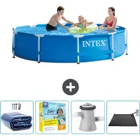Intex Piscina inflable rectangular - 305x76 cm - de 5 piezas - SCB11