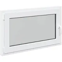 vidaXL Ventana oscilante y pivotante para sótano, modelo RISOR, 100 x 60 cm