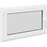 vidaXL Ventana oscilante y pivotante para sótano, modelo RISOR, 100 x 70 cm