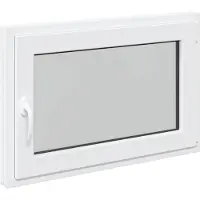 vidaXL Ventana oscilante y pivotante para sótano, modelo RISOR, 90 x 50 cm