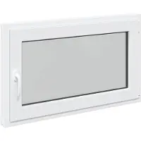 vidaXL Ventana oscilante y pivotante para sótano, modelo RISOR, 100 x 70 cm
