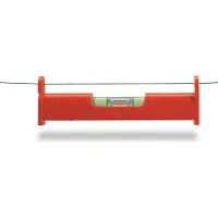 Stabila Nivel de burbuja para cuerdas, 7,8 cm, color rojo - 40479