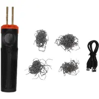 Gistuch Soldadora de plástico inalámbrica con luz LED, pistola de soldadura de calentamiento rápido para reparación de vehículos, batería de 4000 mAh, carga mediante USB-C