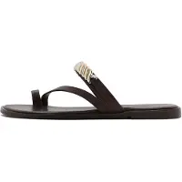 Derimod Sandalias de dedo marrón oscuro