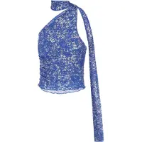 Faina Top navy / plata