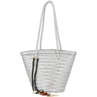 Faina Bolso de mano plata