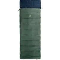 Deuter - Orbit SQ +6°C - Saco de dormir fibra sintética size 195 + 35 x 79 cm, ivy /azul
