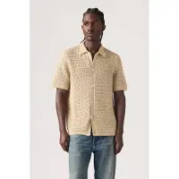 Levi's Sweater Knit Shirt Beige Talla: S | Camisas Outlet | Hombre | Marrón