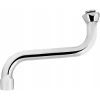 Diamond FIN DE STOCK: Bobinas para grifos tipo S, de 18 cm, con conexión de 3/4 de pulgada, cromadas y con acabado en diamante