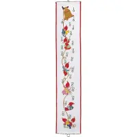Eva Rosenstand Clara Wæver Kit de bordado a punto de cruz "Calendario de Adviento, Duendes" de Eva Rosenstand, con patrón de conteo, dimensiones: 22 x 115 cm