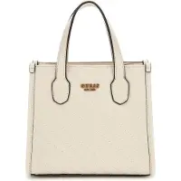 GUESS Shopper 'Cabas / Shopping Silvana 2 Comp Tote Bone' blanco