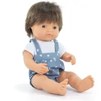 Miniland Muñeca Bebé Castaña 38 Cm