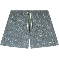 Emporio Armani para hombre. EM000583_AF20667 Bañador Logo verde (M), Beachwear, Poliéster, outlet 2026.