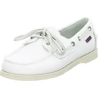 Sebago para mujer. 7000530 Mocasines de piel Portland blanco (40), Plano, Cordones, Casual, outlet 2026.