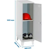 Simonlocker Montadas Taquilla Dism.mini+ban+pies 1015x300x500 Mm