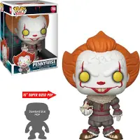 Funko POP! Capítulo 2 Pennywise Con Figura Jumbo De Barco It 25 Cm