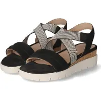 Salamander Sandalias negro / blanco