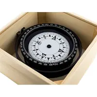 Autonautic Instrumental C20-00131 Brújula Magnética De Repuesto En Caja De Madera