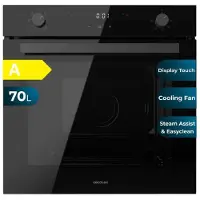 Cecotec Horno multifunción Bolero Hexa M226001, color negro, con puerta de cristal