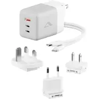 Alogic Cargador De Pared De Viaje 3x100 Rapid Power 100w Travel